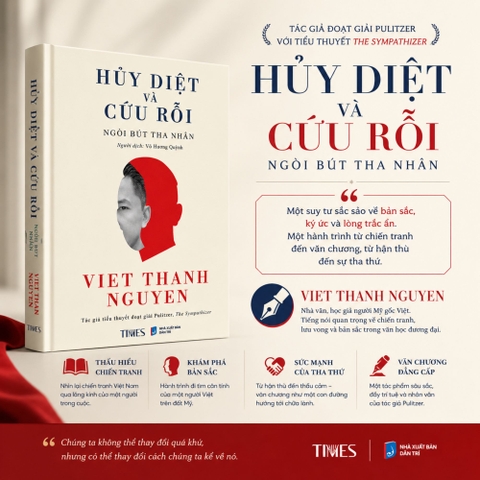 Sách Huỷ diệt và Cứu rỗi - Tác giả Viet Thanh Nguyen