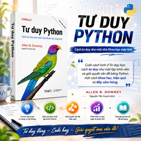Sách Tư duy Python: Cách tư duy như một nhà khoa học máy tính