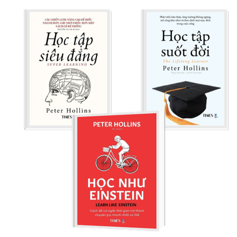 Combo Sách Học tập suốt đời ( 3 Cuốn) : Học tập suốt đời + Học tập siêu đẳng+ Học như Einstien