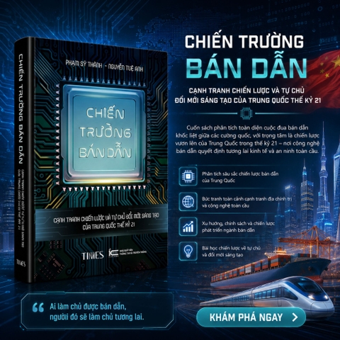 Sách -  Chiến Trường Bán Dẫn: Cạnh tranh chiến lược và tự chủ đổi mới sáng tạo của Trung Quốc thế kỷ 21