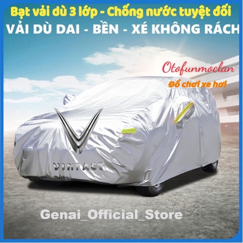 Bạt Phủ Xe Ô Tô Vải Dù OXFORD Cao cấp ( vỏ đen)