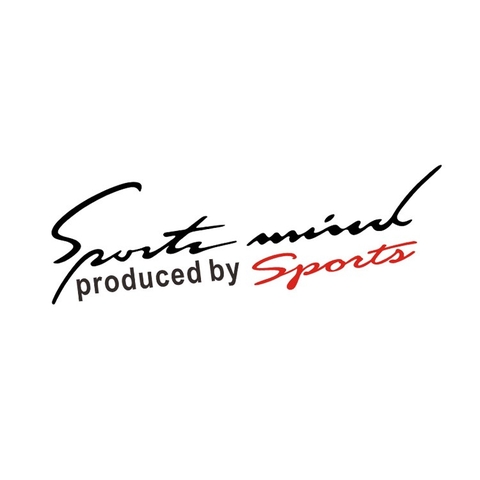 Tem dán decal Sport mind produced by Sports - tem dán nắp capo size 31x11cm