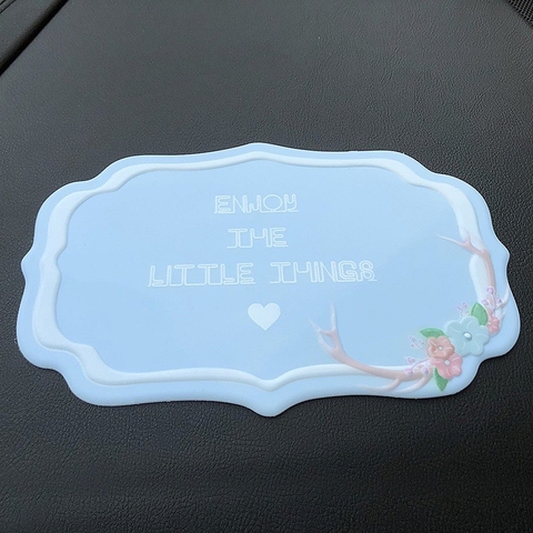 Thảm Lót Chống Trượt Chịu Nhiệt Độ Cao In Họa Tiết Hoa Xinh Xắn momo