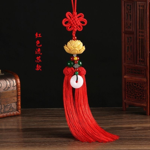 Khánh liên hoa sen vàng chất liệu nhựa - KSV