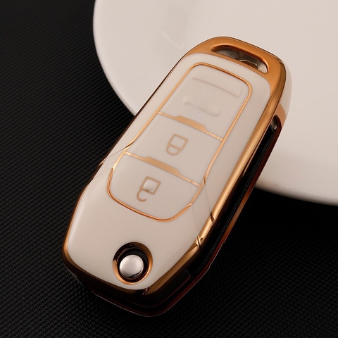 (TPU) ốp khóa mạ nhựa  xe Ford
