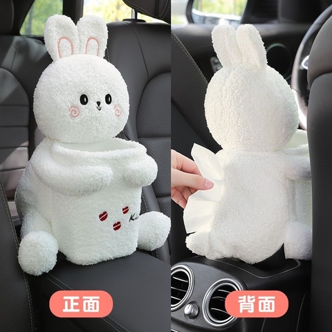 Hộp Đựng Khăn Giấy Thú cưng  2in1 Dễ Thương Tiện Dụng Cho Xe Hơi