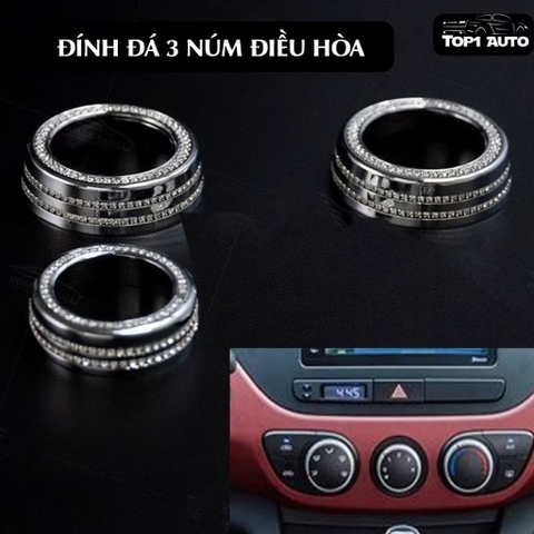 Đồ ốp nội thất đính đá xe Hyundai I10 2022-2023