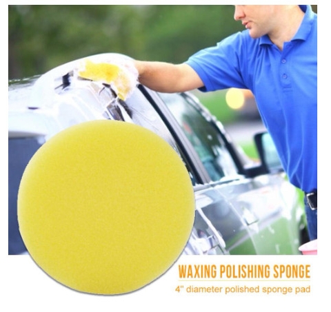 Mút xốp vàng lau rửa và đánh bóng ô tô tiện dùng