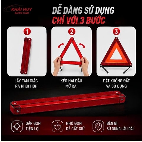 (KH) Biển Cảnh Báo Nguy Hiểm Tam Giác Phản Quang