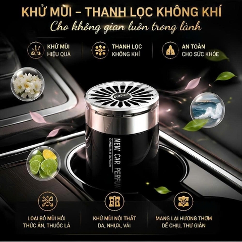 Sáp thơm ô tô Thalo - Sáp cốc màu đen