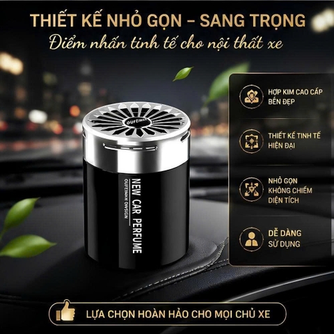 Sáp thơm ô tô Thalo - Sáp cốc màu đen