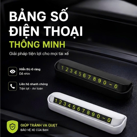(KH) Bảng ghi số điện thoại trên ô tô - Bập bênh siêu rẻ