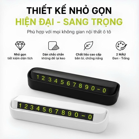 (KH) Bảng ghi số điện thoại trên ô tô - Bập bênh siêu rẻ