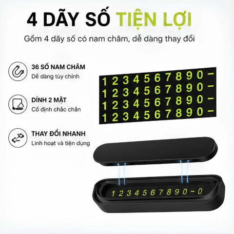 (KH) Bảng ghi số điện thoại trên ô tô - Bập bênh siêu rẻ