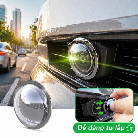 Sét 2 tấm Nắp Bảo Vệ Camera Ô Tô Cao Cấp Chống Va Đập, Chống Nước, Độ Nét 4K, Vỏ bảo vệ Video lùi xe hơi