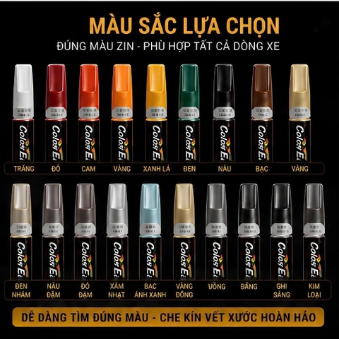 (KH) (35 màu) Bút xoá vết xước
