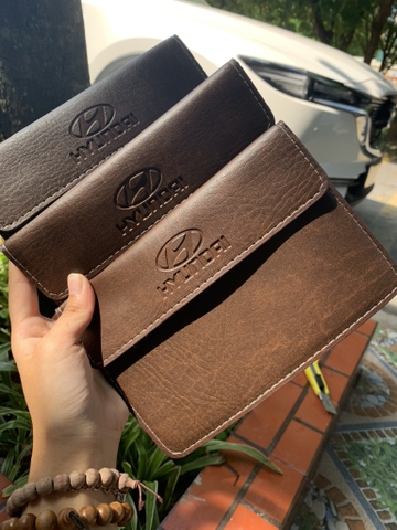 Ví da đựng giấy tờ xe ô tô gồm 23 hãng xe có 2 màu - VDK