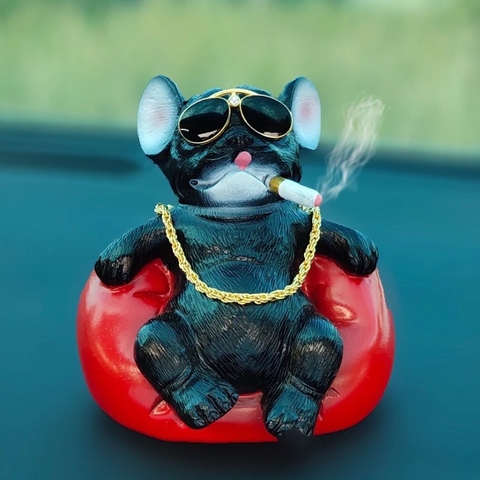 Chó PITBULL Để Taplo Xe Ô Tô , Bàn Làm Việc , Văn Phòng - Phụ Kiện Trang Trí Taplo Xe Hơi Chó Bull Cool Ngầu