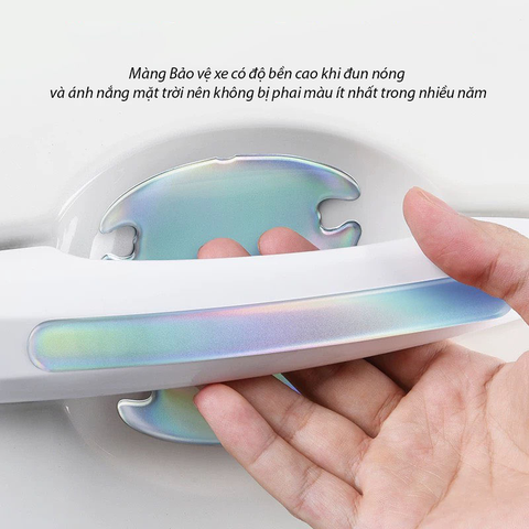 Sét chi tiết chống xước hõm và tay nắm cửa phản quang