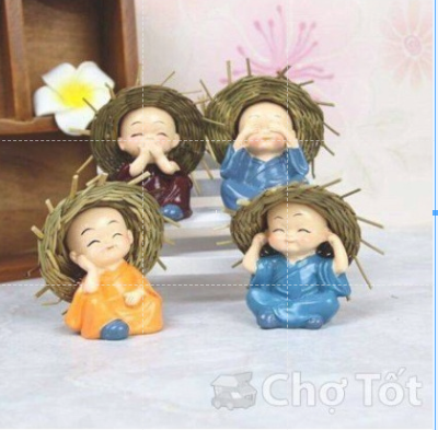 Bộ tượng 4 chú tiểu Tứ Không