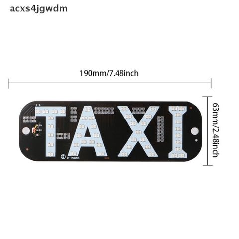 Mào taxi dạng led mỏng - chế độ chuyển đổi 2 màu
