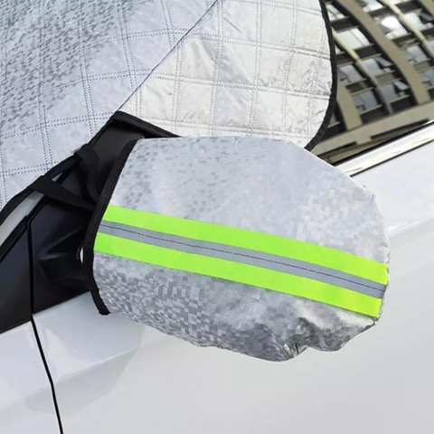 Bạt kính lái hút nam châm có tai che gương fom mới 2025