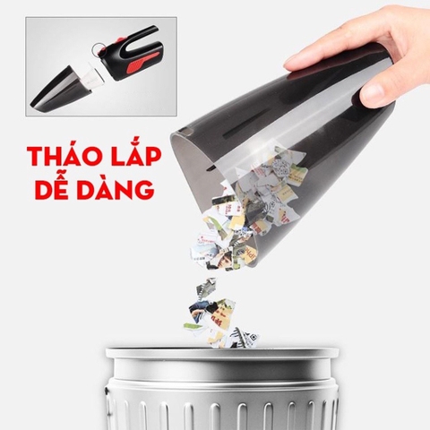 Máy hút bụi 120w loại cắm tẩu  - hộp đen