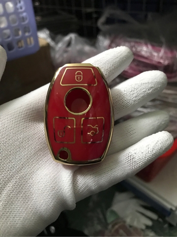(TPU) ốp khóa mạ nhựa xe Mercedes