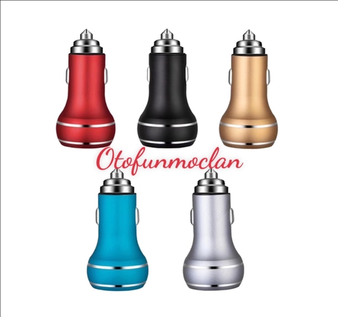 Tẩu sạc pugan 4.8A gồm 2 cổng usb và dây sạc 3 đầu ( mẫu cũ )