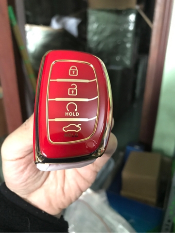 (TPU) Ốp khóa mạ nhựa xe Hyundai