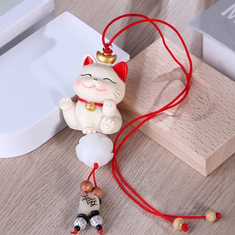Khánh Mèo treo xe may mắn