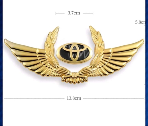 Đôi Cánh thiên Thần 3D có logo hãng