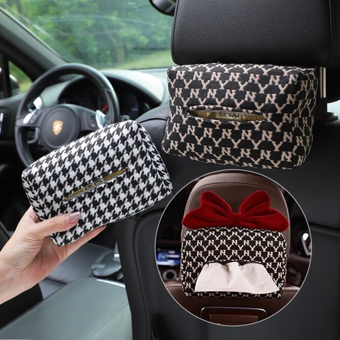 Túi khăn giấy mới NY mix nơ gấu