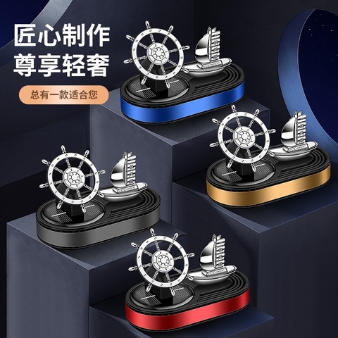 Sáp Thơm Bánh Lái Con Tàu Thuyền Mỏ Neo Trang Trí Taplo Ô Tô