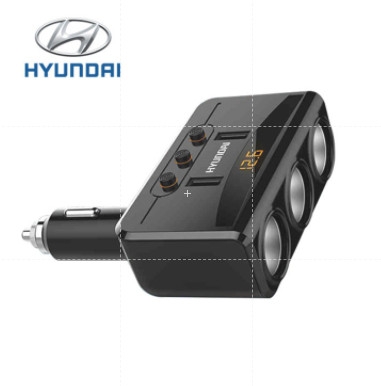 Tẩu sạc chia 3 cổng tẩu và 2 cổng USB Hyundai HY29