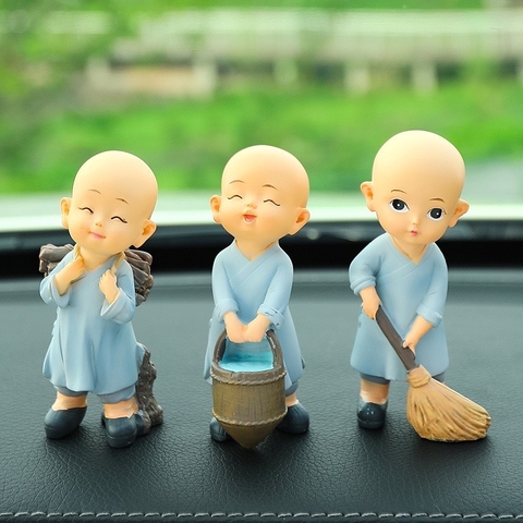 Chú tiểu áo xanh ngộ nghĩnh đáng yêu - 3 chủ đề lao động, âm nhạc, luyện võ
