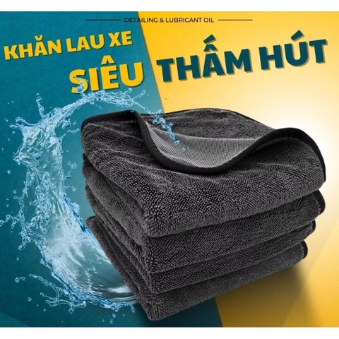 Khăn Lau Đa Năng Cao Cấp Superfine Fiber 600gms | Siêu Thấm – Không Xước