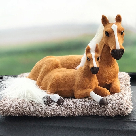 ( loại đôi ) Thú bông than hoạt tính trên ô tô 20x28cm