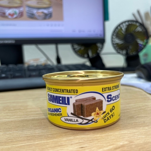 Sáp Thơm Sameli của Pháp công nghệ ORGANIC tự nhiên khử mùi ô tô hiệu quả - 35g