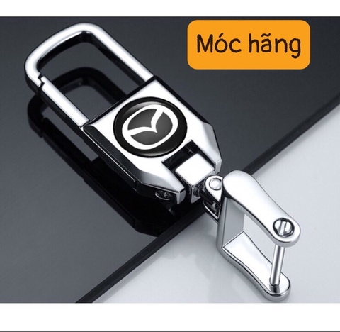 Móc Khoá Xoay 360 Độ dán Logo kèm 1 tô vít