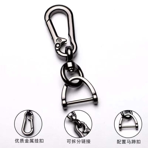 (Siêu rẻ) Móc khoá ô tô xe hơi xe máy hình móng ngựa