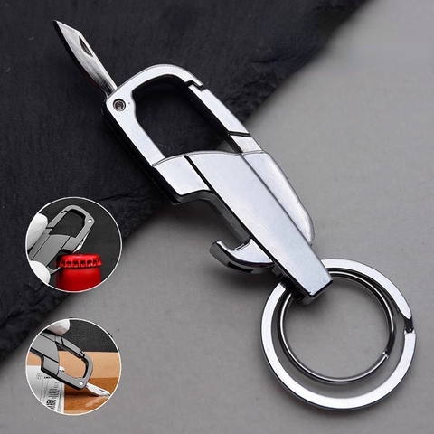 Móc Khóa Đa Năng Tiện Ích 3 Trong 1 Kèm Đồ Khui Bia Và Dụng Cụ Mở Hộp Mini - MK02