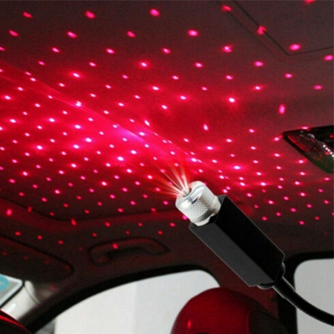LED trần laser bầu trời sao đầu cắm USB có thể điều chỉnh hiệu ứng ánh sáng