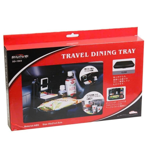 Khay nhựa abs siêu dày siêu bền gấp gọn tiện dụng - Khay treo sau ghế