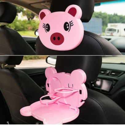 Khay đựng đồ sau ghế ô tô hình gấu(có 3 màu)
