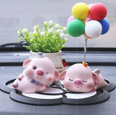 Heo hồng dễ thương - mix sét gia đình heo