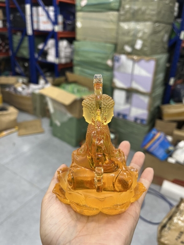 (17 mẫu ) Tượng phật bà Quan âm lưu ly trang trí taplo xe hơi