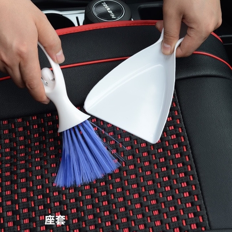 Chổi Kèm Khay Rác Mini Quét Bàn Thờ và Ô Tô- chổi vũ công