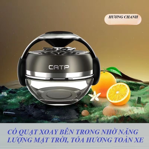 Nước hoa CATP có cánh quạt xoay bằng năng lượng mặt trời - dung tích 50ml