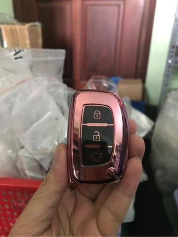 (TPU) Ốp khóa mạ nhựa xe Hyundai